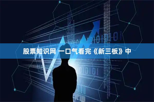 股票知识网 一口气看完《新三板》中