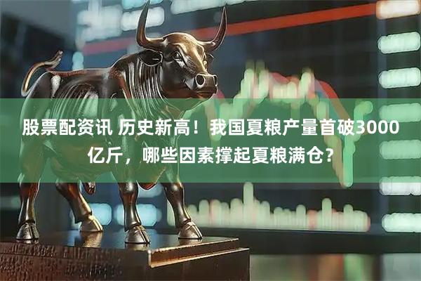 股票配资讯 历史新高！我国夏粮产量首破3000亿斤，哪些因素撑起夏粮满仓？